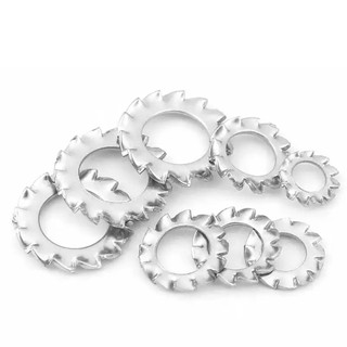 (((LXY) Long đen răng cưa inox 316 / Long đen răng cưa ngoài M3-M20 (RM-VN-1)