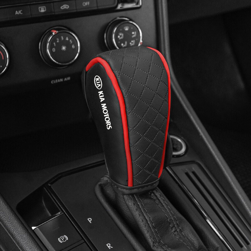Bọc cần số xe hơi phổ thông cho KIA EV6 GT Sportage Rio K5 Picanto Carnival Sorento Cerato Seltos Optima, bọc cần số tay phanh, bọc cần số tay và tự động