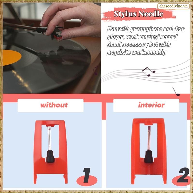 [K O G X] Bàn xoay kim cương Stylus cho máy quay đĩa Bàn xoay Vinil Lp Máy hát bản ghi kim Phụ kiện Stylus