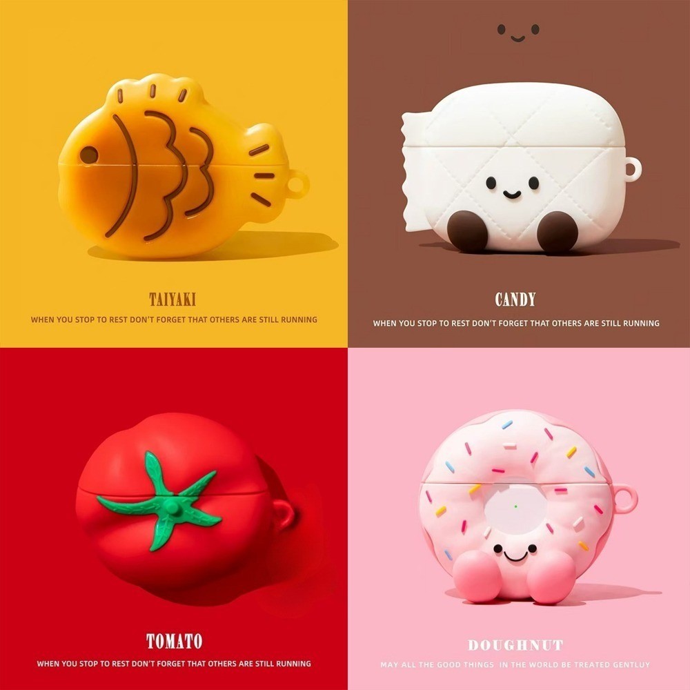 Vỏ Silicon Cá Cho AirPods 4 / 3 / 2 / 1 Vỏ Tai Nghe Pro / Pro2