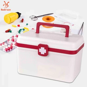 Hộp đựng dụng cụ sơ cứu Thùng di động Hộp sơ cứu đa năng để may vá