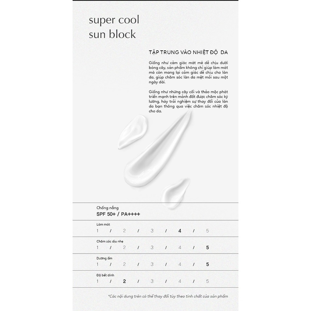 Kem chống nắng siêu mát MENTHOLOGY SUPER COOL SUN BLOCK 50ml | DAMDAVN