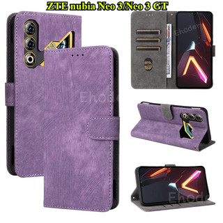 Vỏ lật giáp chống sốc cho ZTE nubia Neo 3 GT 5G 2025 Vỏ bọc từ tính bằng da cho nubiaNeo Neo3 nubiaNeo3 Neo3GT nubiaNeo3GT nubiaNeo3GT Vỏ điện thoại bảo vệ toàn diện