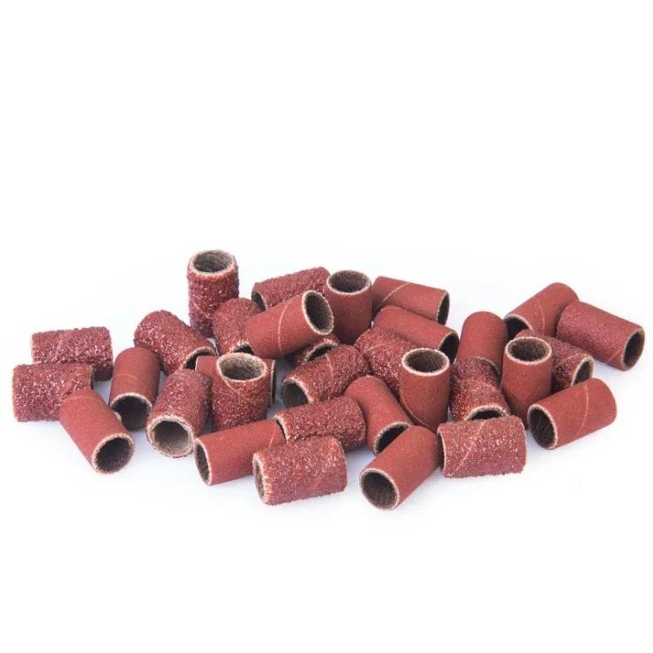 50 / 100 Chiếc 80 120 150 180 240 320 400 600 Grit Chà Nhám Ban Nhạc Cho Dremel Tay Cho Điện Mini Góc Mài Chà Nhám Mandrels