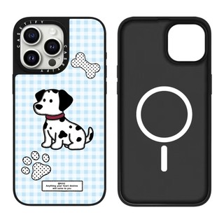 Ốp điện thoại cứng gương hình chú chó cao bồi Cat từ tính cho iPhone 16ProMax 15 14 13 12 11 Vỏ chống sốc