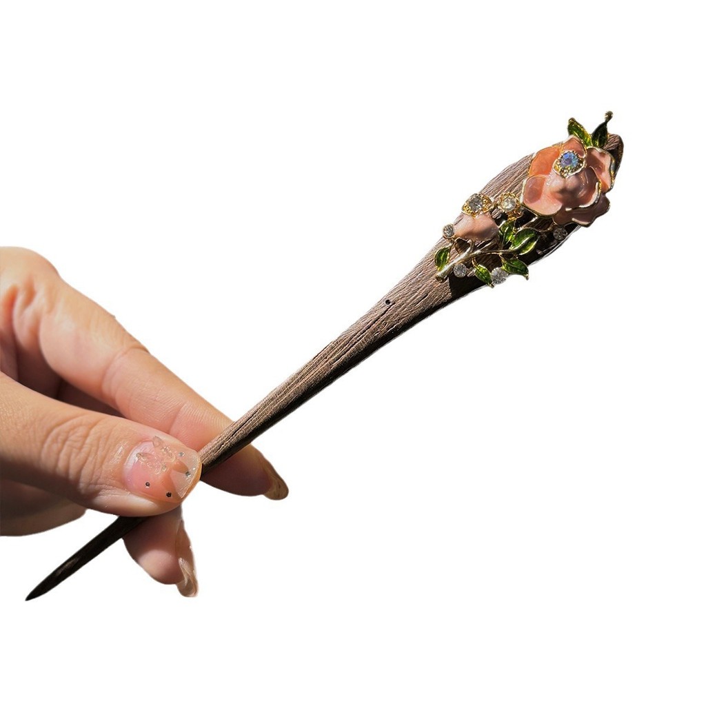 Mới Phong Cách Trung Hoa Bằng Gỗ Mát Kẹp Tóc Gỗ Đàn Hương Cổ Phong Cách Trung Hoa Kẹp Tóc Cao Cấp Hiện Đại Hàng Ngày Đơn Giản Kẹp Tóc