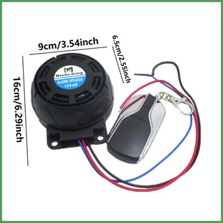 Báo động đi xe đạp để đi xe đạp Điều khiển từ xa Xe máy chống nước Hệ thống an ninh Warner chống trộm cho xe điện caudeyvn