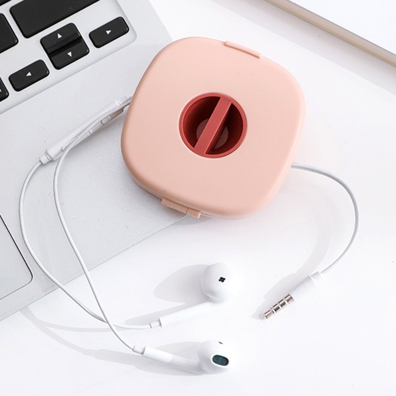 PCF * Cuộn dây cáp Bộ sắp xếp dây sạc co giãn rỗng Quản lý cáp có thể thu vào