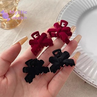 [Mystic] 1 Cặp Retro Nhỏ Lấy Kẹp Nổ Nơ Nhung Kẹp Tóc Cho Trẻ Em Quà Tặng Giáng Sinh Vui Nhộn Mũ Đội Đầu Mùa Xuân Dễ Thương [Mới]
