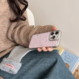 Ốp Lưng Cứng Tương Thích Với iPhone 13 13Pro 13ProMax 14 14Pro 14ProMax 15 15Pro 15ProMax 16 16Pro 16ProMax Ốp Họa Tiết Ngôi Sao Màu Hồng