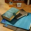 ICUCKO Bound Notebook, Giấy Kraft Có Thể Gập Lại Có Dây Kéo Túi, Túi Da Du Lịch Túi Bảo Quản Người Lập Kế Hoạch Phụ Kiện