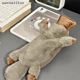 Ssvn Hộp đựng bút chì Platypus dễ thương Túi đựng mỹ phẩm Túi đựng bút sang trọng Dung tích lớn Đồ dùng học tập Hộp văn phòng phẩm Túi lưu trữ máy tính để bàn.