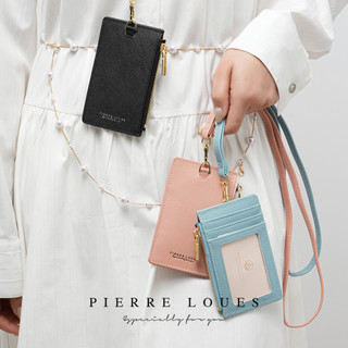 Da PU Cổ Đơn Giản Di Động Ví Nữ Slim Multi Card Case Ví Dung Tích Lớn