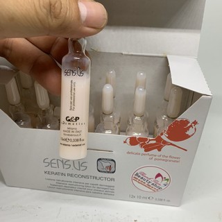 Huyết thanh tái tạo cấu trúc tóc Keratin Reconstructor SENSUS 10ml ( lẻ ) [ TN 2025 ]