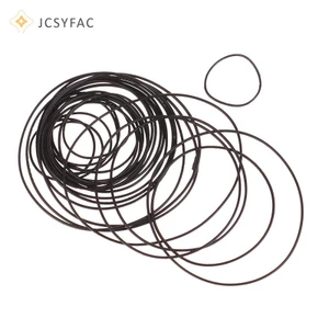 Jcsyfac 1Pack 0.5 / 0.6 / 0.7 / 0.8MM Đồng hồ cao su chống nước Vòng chữ O Mặt sau Vòng đệm Mới