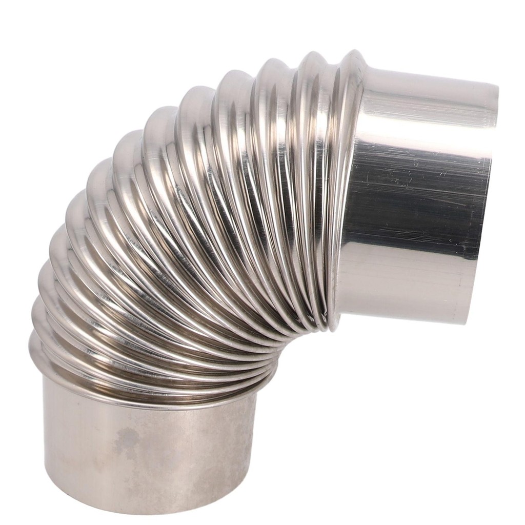 [Cosyh] Bếp Ống Flue Thép Ống Khuỷu Tay Mũ Mưa Ống Lót Chimney Flue Cho Bếp