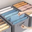 MARGREDY Hộp Bảo Quản Quần Áo, Ngăn Tách Quần Áo 7 / 9 Lưới Ngăn Kéo Bảo Quản Đồ Lót, Tất Có Thể Xếp Chồng Đa Năng Hộp Đựng Đồ Dùng Tủ Quần Áo