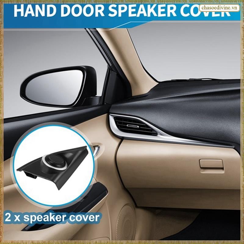 [K O G X] Bảng Cửa Ô Tô Âm Thanh Sừng Cover Tweeter Loa Ba Góc Vỏ Loa Viền Cho Vios Yaris 2013-2019