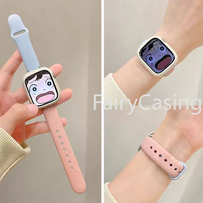 Dây đeo silicon mỏng S11 cho iwatch 46mm 38mm 40mm 41mm 42mm 44mm 45mm 49mm Vòng tay cho Apple Watch Series 10 9 8 7 SE 6 5 4 3 2 Ultra 2