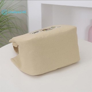 < zhuliye246 > Hoạt Hình Dễ Thương In Họa Tiết Canvas Túi Xách Đa Năng Nhân Viên Văn Phòng Túi Ăn Trưa Túi Tote