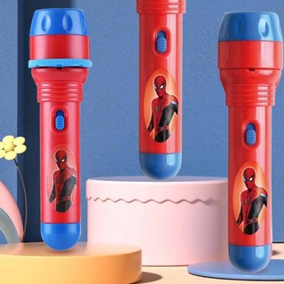 Spiderman Kids Torch, 12cm Night Light Plastic Big Torch Bright LED Flashlight