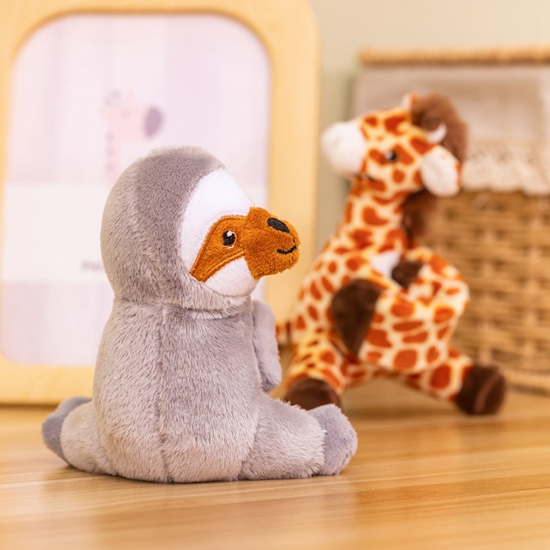 Động vật vui nhộn Đồ chơi sang trọng Sloth Papa Vòng tay Kỳ lân dễ thương Hươu cao cổ Plushie Búp bê sáng tạo Khóa rèm trang trí ô tô Búp bê mềm mại cho bé Đồ chơi làm dịu trẻ em Quà tặng năm mới Quà tặng sinh nhật