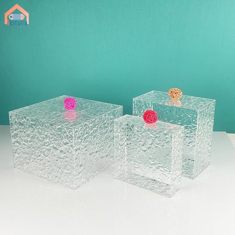 Bộ 3 trưng bày thực phẩm Buffet Acrylic, Kệ tráng miệng, Bàn trang sức