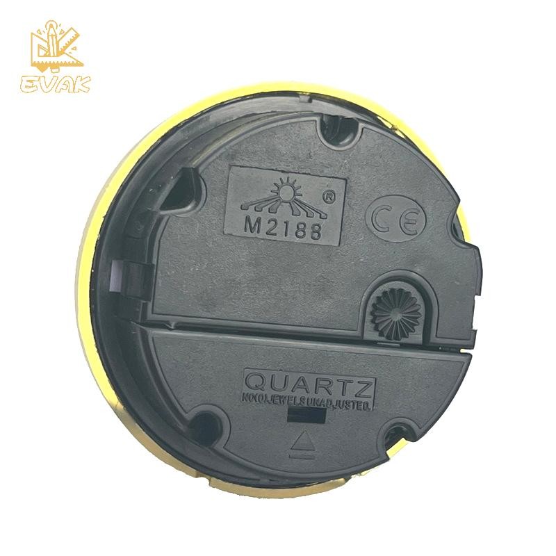 Alittlesetrtu Đồng Hồ Cổ Điển Thủ Công Thạch Anh Chuyển Động Dia.65mm Đồng Hồ Tròn Chèn Số La Mã Đồng Hồ Nhỏ Số Ả Rập Trang Trí Tường VN