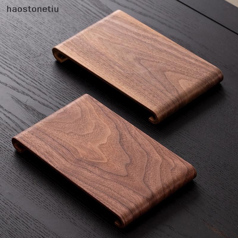 HA Phong Cách Retro Quả óc chó Khay Trà Xà Phòng Gỗ Thơm Nến Bảo Quản Hộ Gia Đình Để Bàn Hộp Bảo Quản Tấm Trang Trí n