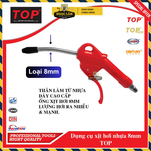 [Chính hãng TOP] Dụng cụ xịt hơi cán nhựa TOP 6mm, 8mm hơi ra mạnh và nhiều cao cấp Đài Loan