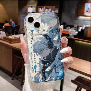 Ốp Lưng Cho IPhone 13 12 11 Pro Max Mini 6 6S 7 8 Plus X XS XR XSMAX Anime Phim Hoạt Hình Jujutsu Kaisen Gojo Satoru Cool Soft 3D Sóng Cong Edge Ốp Điện Thoại Trong Suốt