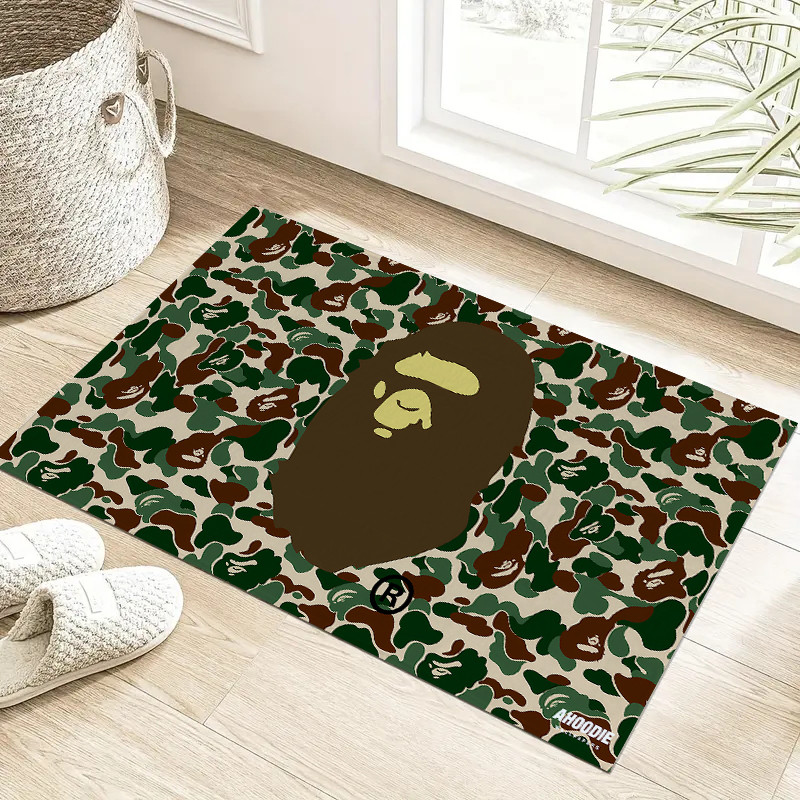 Tắm Ape Bape Thảm Chống Trơn Trượt Giả Cashmere Thích Hợp Cho Phòng Khách Phòng Ngủ