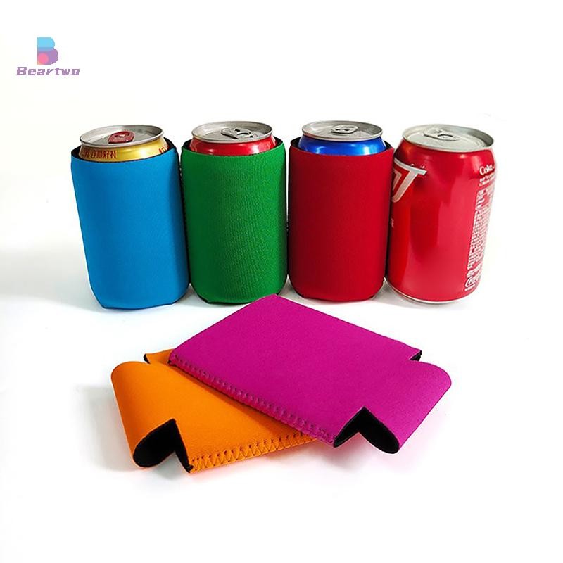 < Beartwo > Tay áo bia Cắm trại Lon Cup Soda Cover Neoprene Uống mát tay chai đẹp