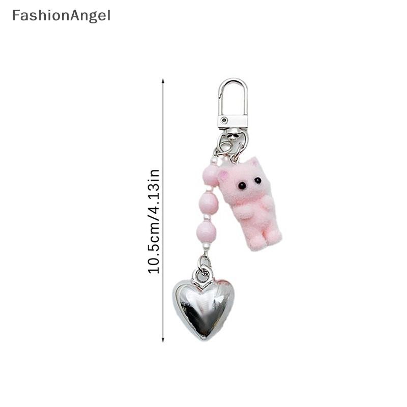 FashionAngel Hoạt Hình Dễ Thương Đổ Xô Mặt Dây Móc Khóa Hình Trái Tim Dây Xích Điện Thoại Tai Nghe Mặt Dây Chuyền Camera Ba Lô Trang Trí Quà Tặng VN