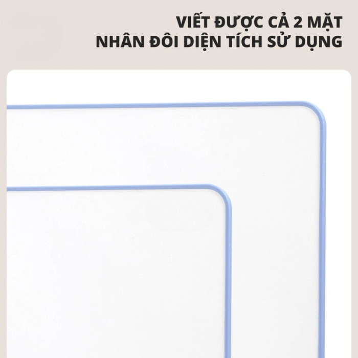 Bảng Từ Trắng Ghi Chú Cầm Tay Dùng Cho Học Tập DINOHOME, Bảng Viết Bút Lông Xoá Dễ Dàng, Hút Nam Châm Tốt