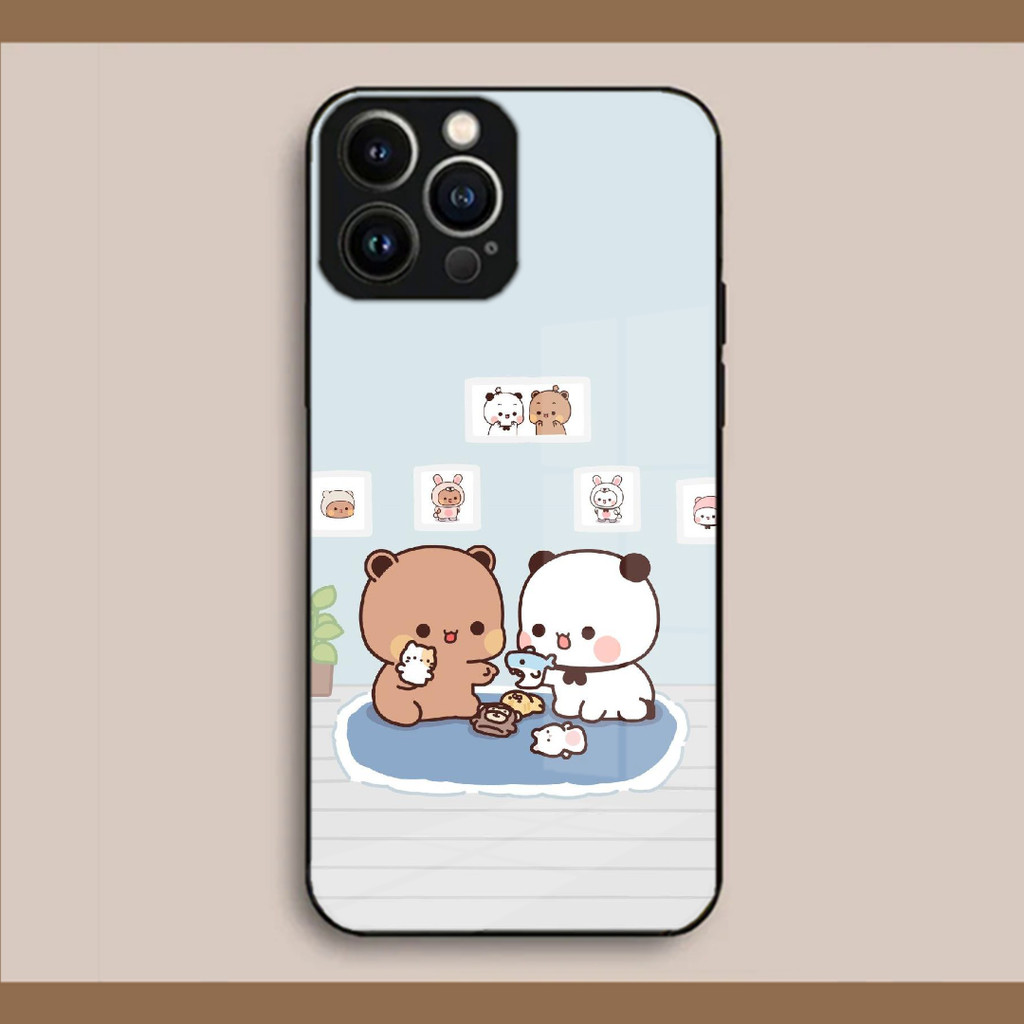 BK-74 Dễ Thương DuDu Ngộ nghĩnh BuBu Ốp lưng Kính Cường Lực IPhone 7 8 11 12 13 14 17,15 16 xs
 Xsmax xr (mini plus pro max)