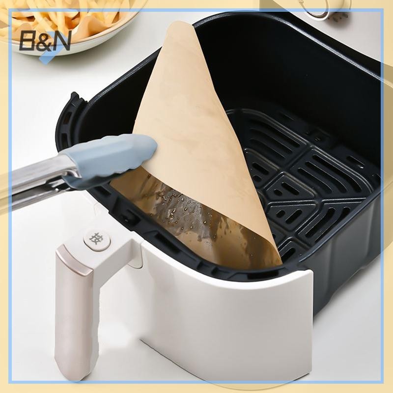 B & N 50 Cái / 100 Chiếc Nồi Chiên Không Khí Cốc Bánh Khuôn Giấy Đặc Biệt Cho Nồi Chiên Không Khí Nướng Giấy Hấp Thụ Dầu Chống Dầu Cho Gia Đình.