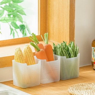 1 / 3 Chiếc Tủ Lạnh Hộp Bảo Quản Thực Phẩm Tươi Tủ Lạnh Cửa Tổ Chức Thùng Kệ Hộp Đựng