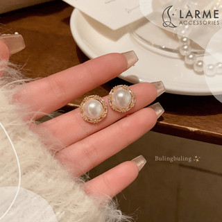 Khuyên tai nữ bông tai retro phong cách cổ điển nhẹ nhàng Larme accessories -KT0295