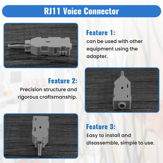 10 Cái 110 Kiểm Tra Rj11 Đầu Nối Giọng Nói Mdf Kiểm Tra Điện Thoại Giọng Nói Cho Mô Đun Krone Bảng Miếng Dán