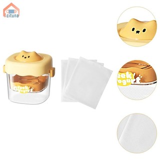Máy lọc sữa chua Hy Lạp Acutuna có nắp tách Whey cho nước sốt