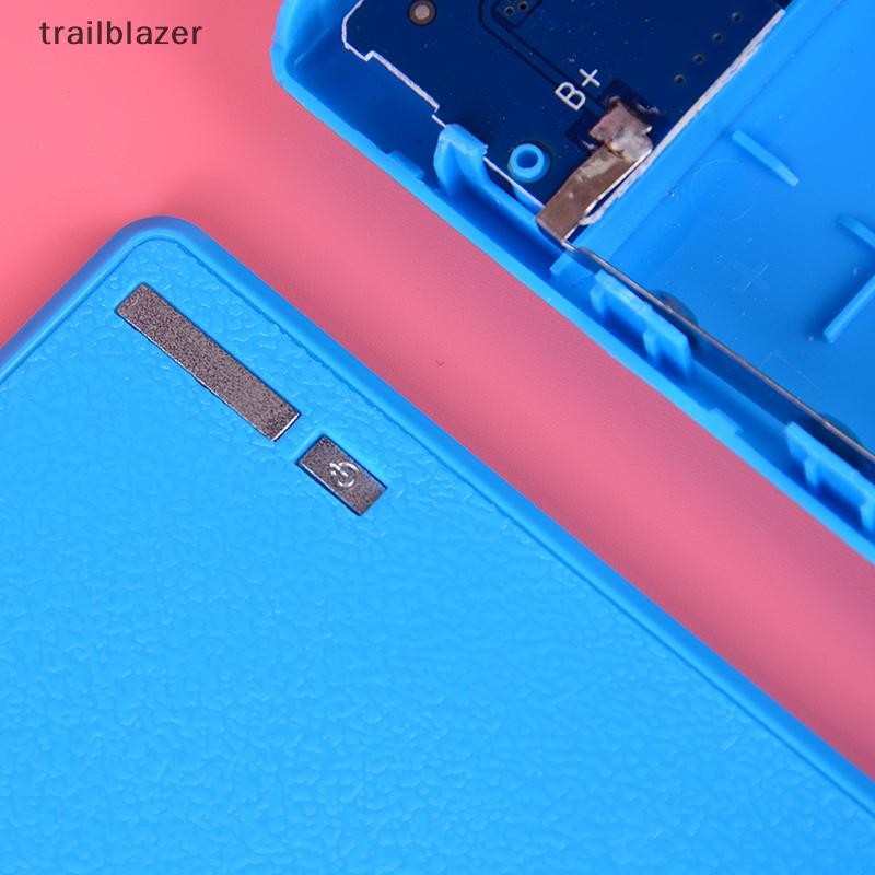 Trailblazer 20000mAh dual usb power bank case kit 6X 18650 Sạc diy box Cho Điện Thoại Mới