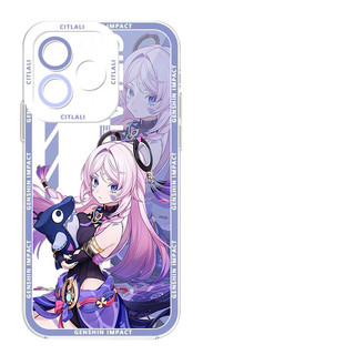 Ốp Lưng Dành Cho Samsung Galaxy S25 S24 S23 Ultra S21 FE S20 Plus S24FE S23FE Ốp Lưng TPU Trong Suốt Genshin Tác Động Citlali Cặp Đôi Bảo Vệ Ống Kính Thời Trang Sang Trọng Chống Rơi