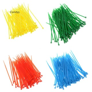 Ndy 100 Chiếc 3x100 Mm Nhựa Nylon Nhiều Màu Sắc Dây Cáp Tổ Chức Khóa Kéo Dây Đeo N