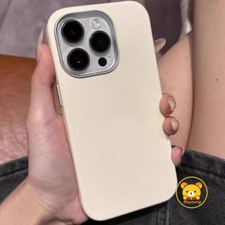 Vỏ Da Vải Lanchee Ins Style Cho iPhone 16 Pro Max 16 Plus 15 Pro Max 15 14 Plus Pro Max Vỏ Điện Thoại Mềm Kim Loại Bảo Vệ Ống Kính Cảm Giác Da Mặt Sau Chống Sốc