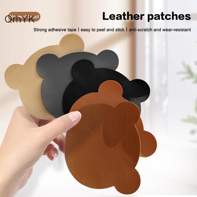 Nhà Máy Thời Trang 13 Cái / bộ Bọc Da Tự Dính Cho Ghế Sofa Ghế Ô Tô Da Đen Sửa Chữa Miếng Dán Tân Trang Lỗ Nhân Tạo QrhYK