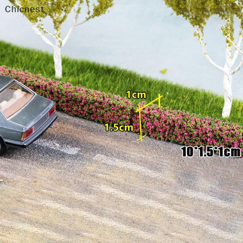 [Chc] 2 Dải Cây Bụi Bàn Cát Xanh Mô Hình Thu Nhỏ Mô Hình Mô Phỏng Hàng Rào Cỏ DIY [VN]