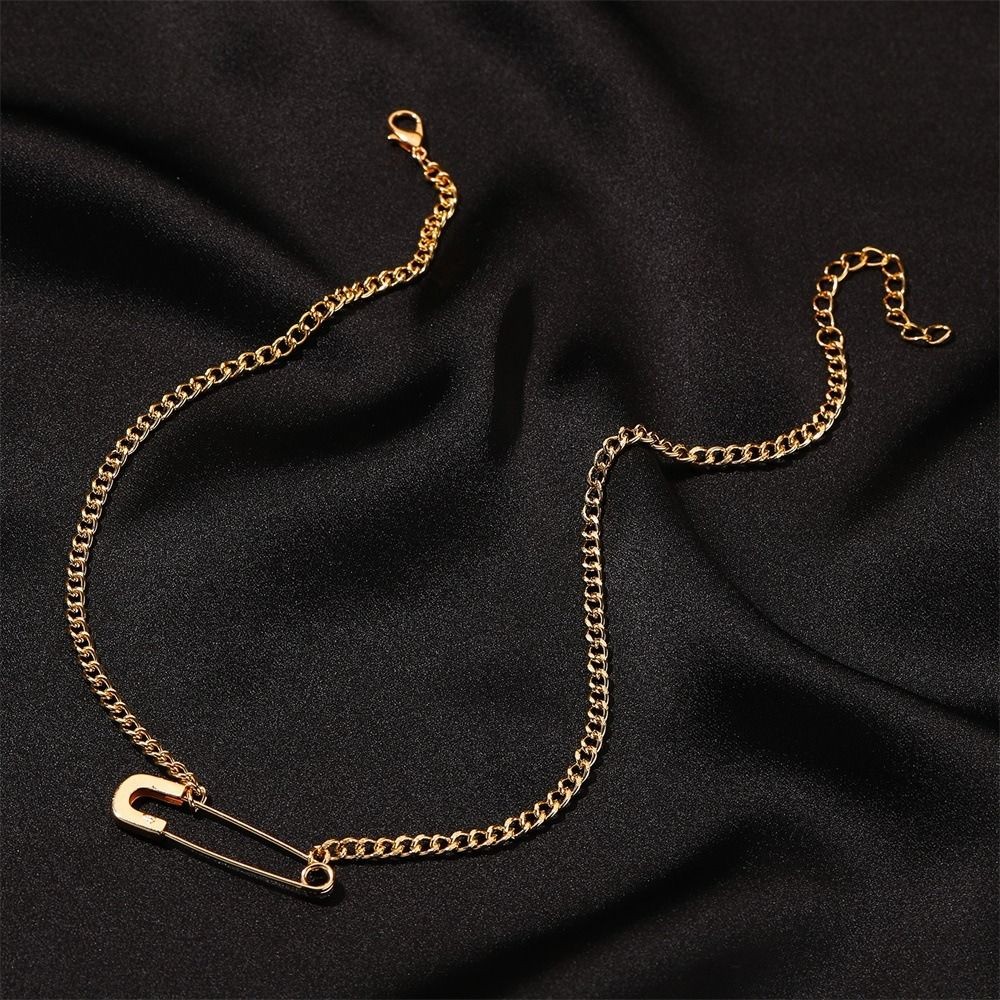 Vòng Cổ Pin Sáng Tạo MERIGGIARE, Vòng Cổ Pin An Toàn Thiết Kế Cao Cấp Gió Lạnh, Vòng Cổ Chuỗi Xương Đòn Bạc Đơn Giản Nữ