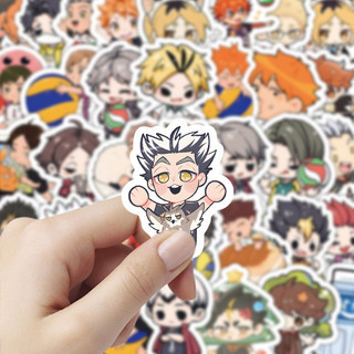 103 chiếc Haikyuu!! Hoạt Hình Dán DIY Điện Thoại Hành Lý Laptop Chống Thấm Nước Anime Dễ Thương Miếng Dán