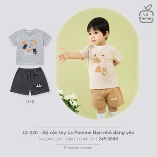 La pomme SS25 BST Bộ cộc mùa hè kids cho bé T6.0